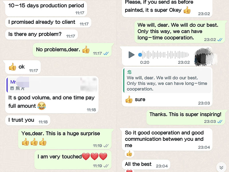 Customer Reviews From Whatsapp