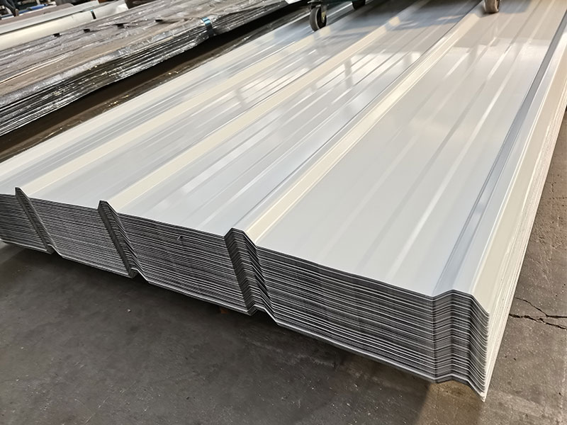 PPGI Steel Corrugated White