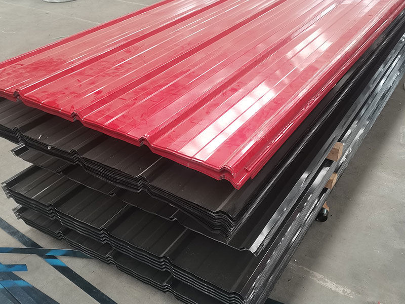 PPGI Ribbed Sheet Metal