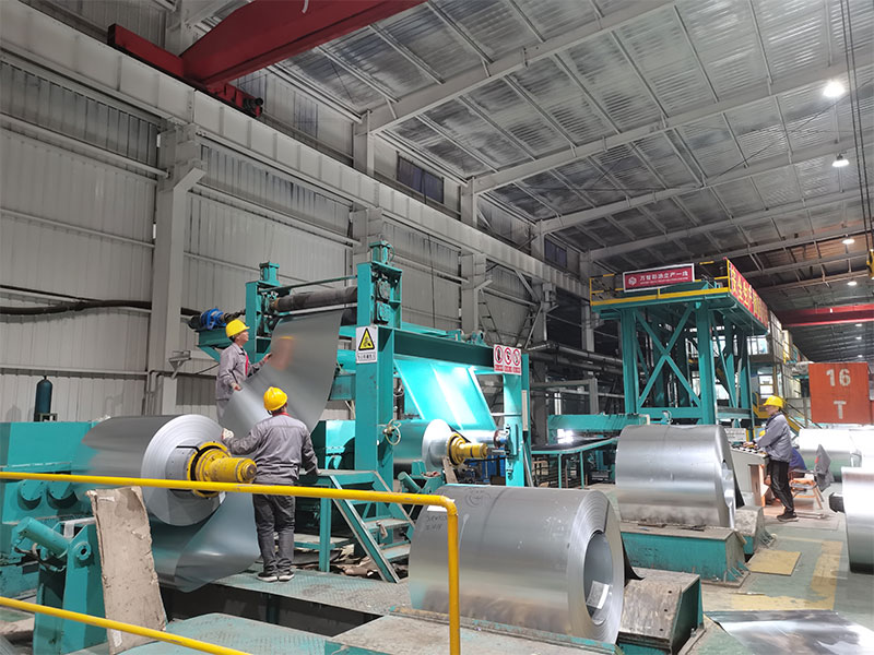 Galvanized Steel Coil Line in Factory