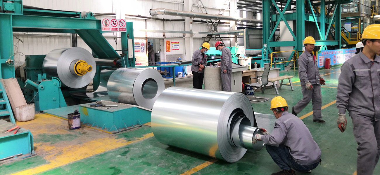 z275 Galvanized Steel - Production Line