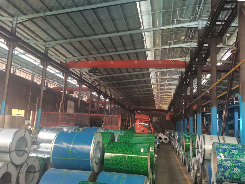 PPGI Coil Pattern in Factory