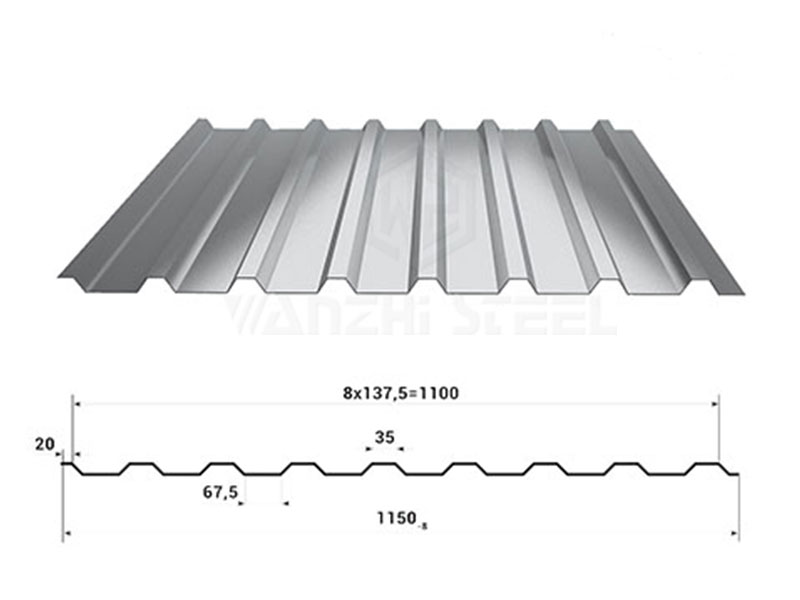 GI Roofing Sheet - Curved