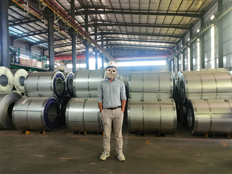 Client in GI Coil Factory 