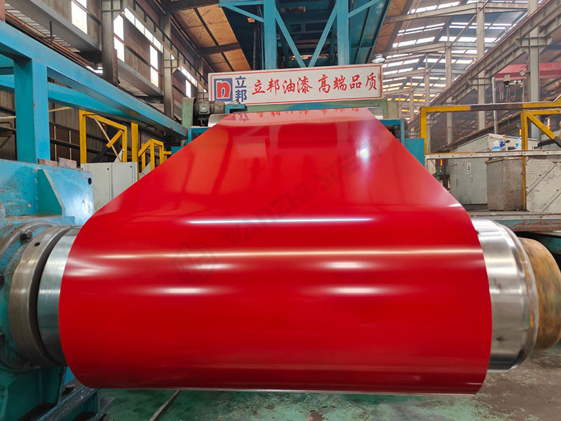 27 Ton PPGL Steel Red