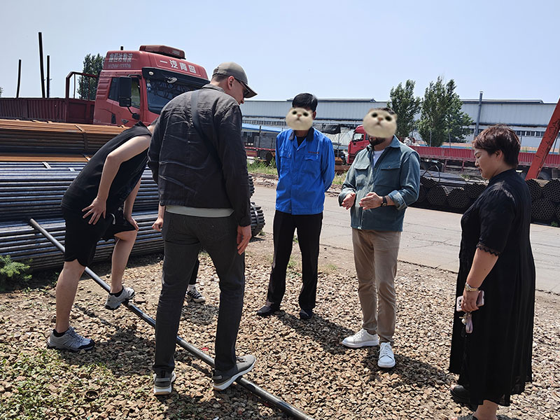 Turkmen Customers in Tube Steel Factory