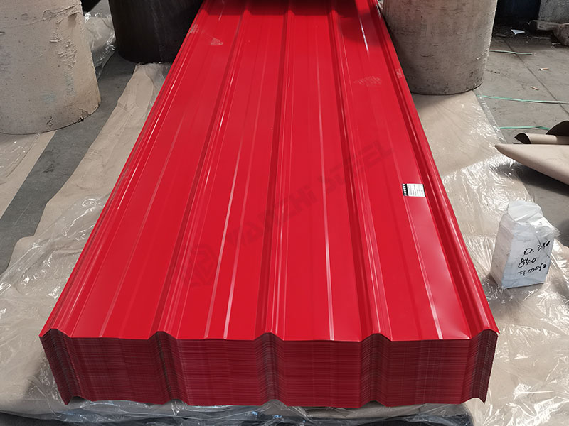 PPGI Sheet IBR Red