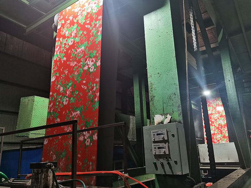 Pattern PPGI Steel - Flowers in Factory 