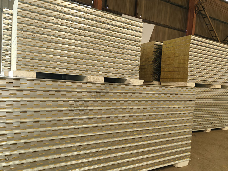 PPGI Rock Wool Panels