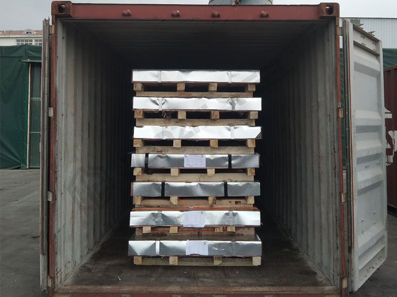 80 ton Galvanized Steel Sheet in Tanzania Delivery