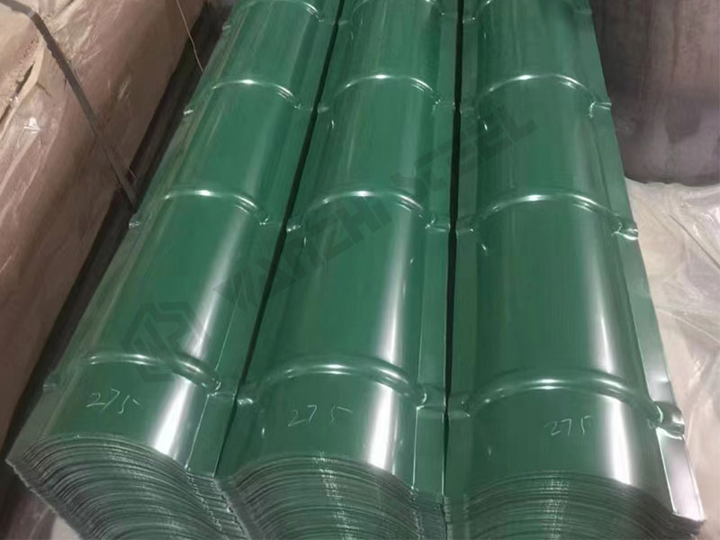 PPGI Metal Roofing Green Glossy