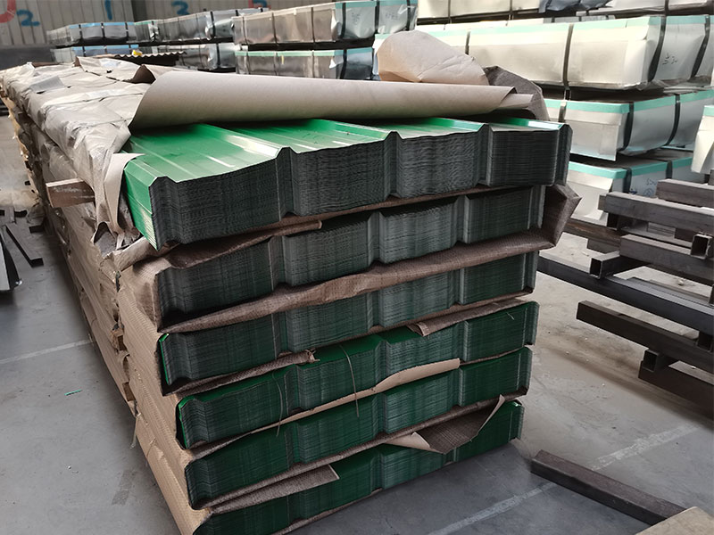 Prepainted Corrugated Sheets Green