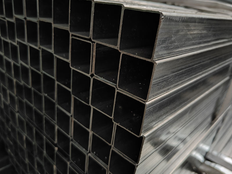 Galvanized Square Steel in Factory