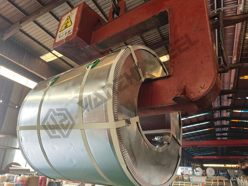 10 tons of Galvanized Steel Coils - Transport