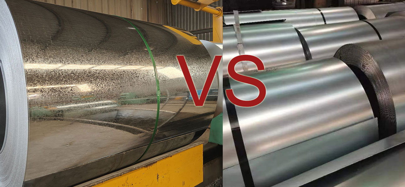 Zero and Regular Spangle Galvanized Steel