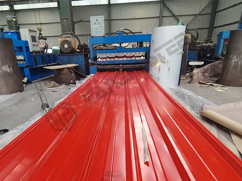 PPGL Corrugated Sheet Red