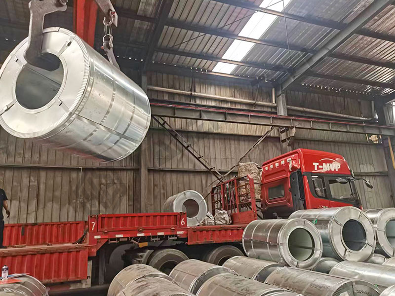 Aluzinc Coils GL Coils to Brazil Transport