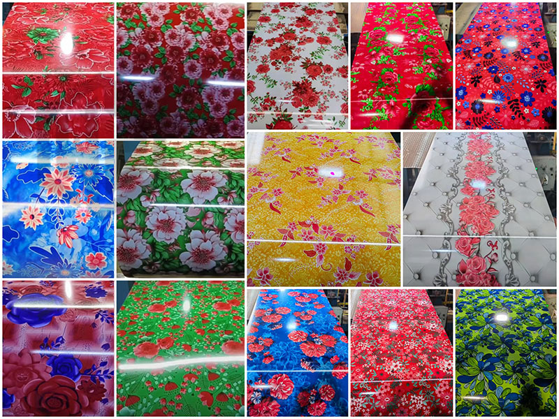 Flowers Pattern PPGI Coil