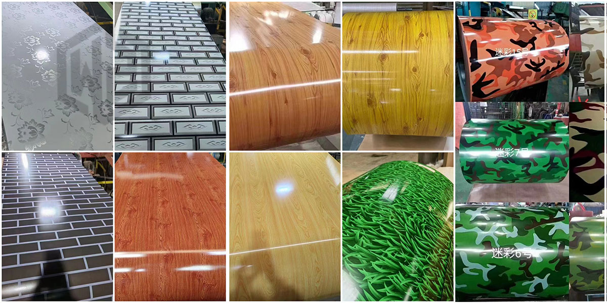 Wood Flower Brick PPGI Coil