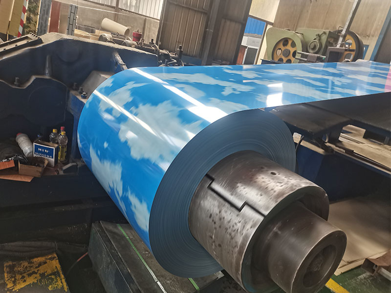 Sky Cloud Pattern PPGI Coil - Production 