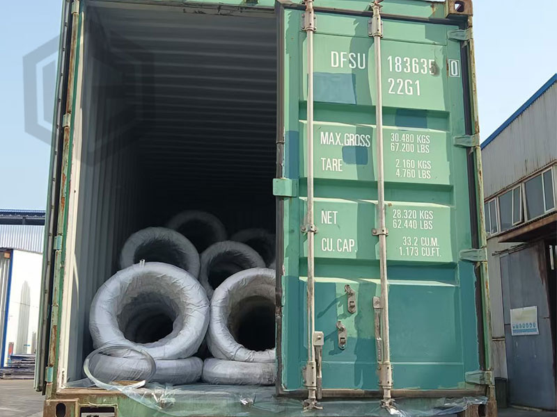 100 tons of Galvanized Wire to Chile Shipment
