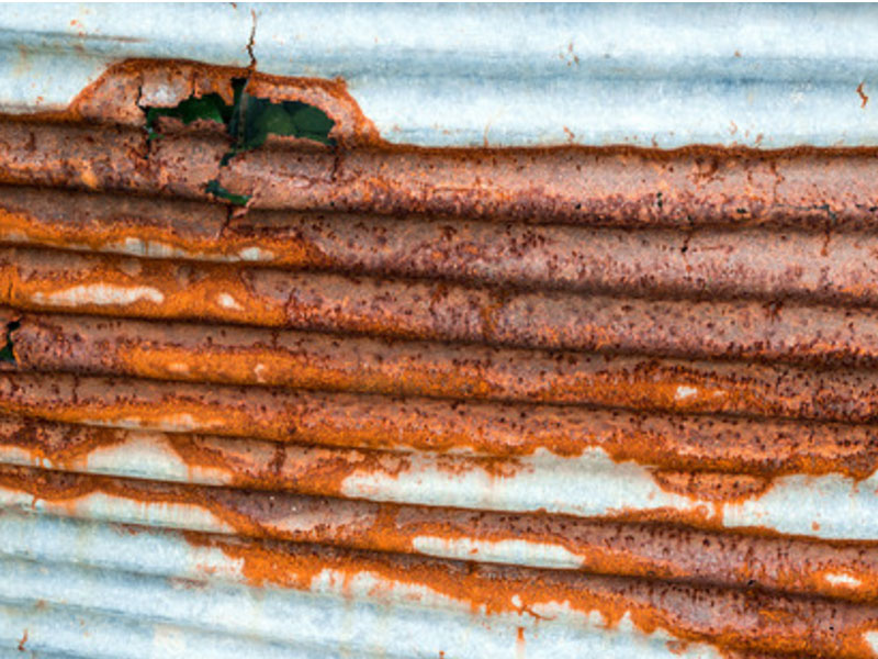 Galvanized Steel Black Rust