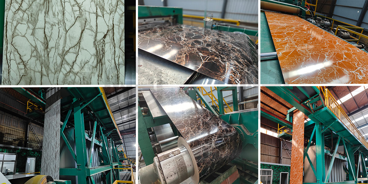Marble Design PPGI Steel Coils