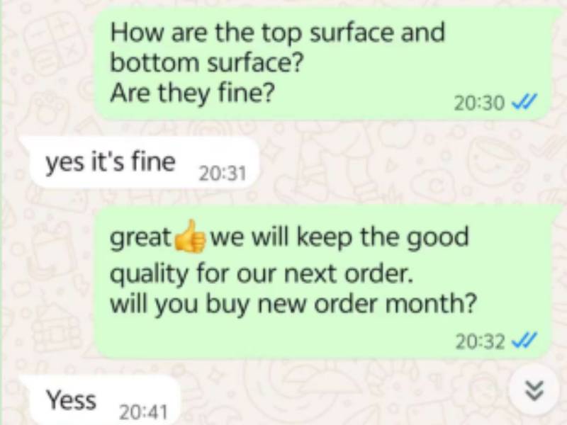 Cameroon Customer Whatsapp Feedback