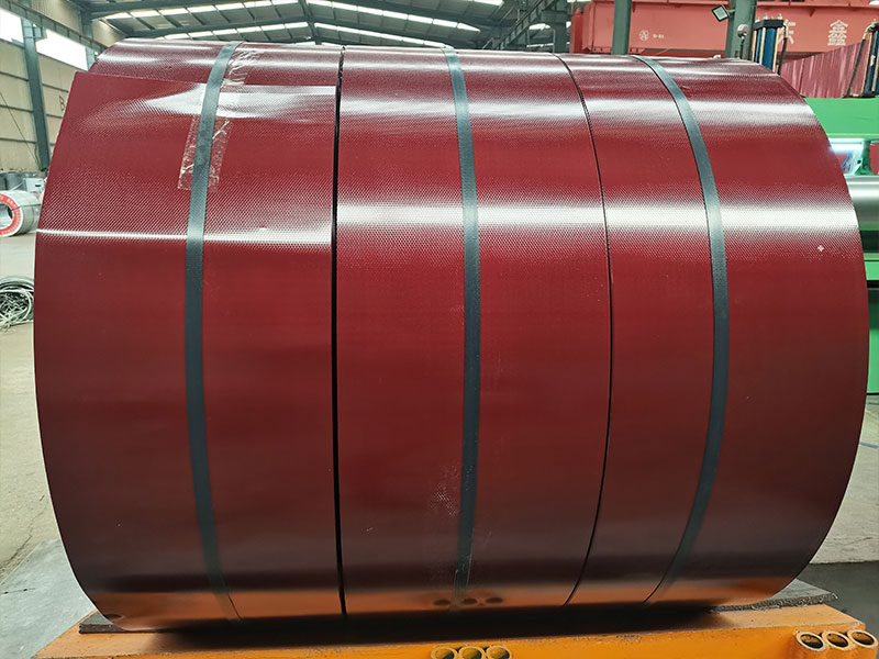 Embossed PPGI Steel Strip Slitting