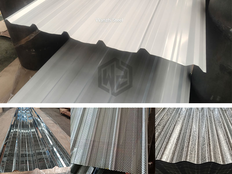 Galvanized Trapezoidal Sheet en Prepainted and Perforated