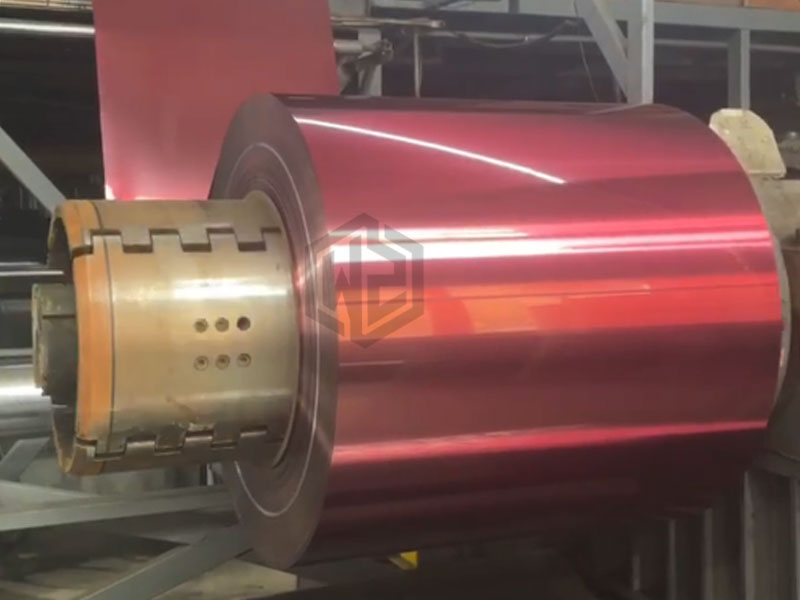 PETG Laminated Sheet Red Coil