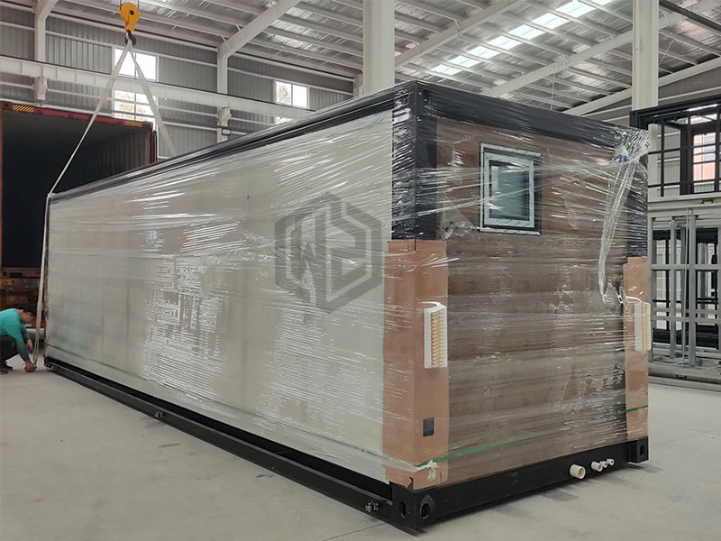 2 sets Expandable Prefab Homes Packing
