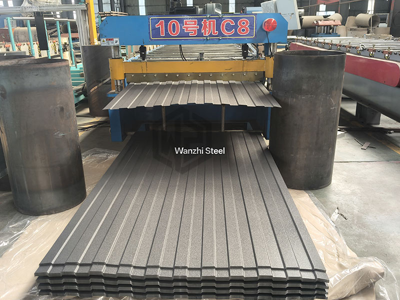 C8 Gray PPGI Corrugated Sheet