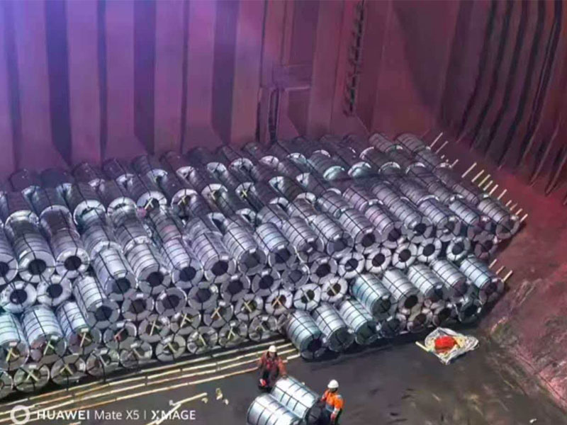 1500 ton Galvanized steel Shipment