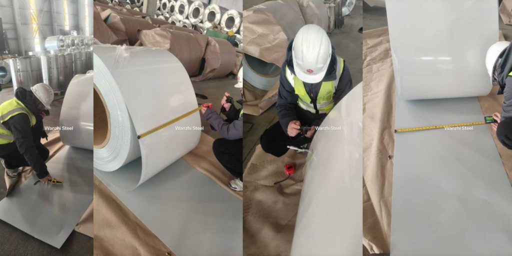 Iran 1200 tons PPGI Coil Acceptance