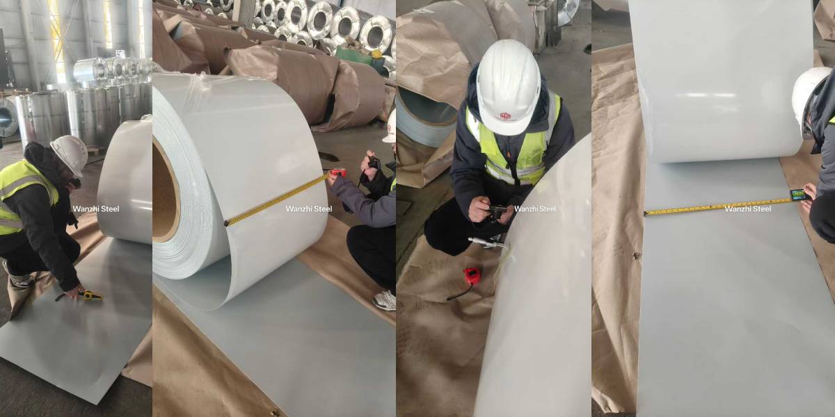 Iran 1200 tons PPGI Coil Acceptance