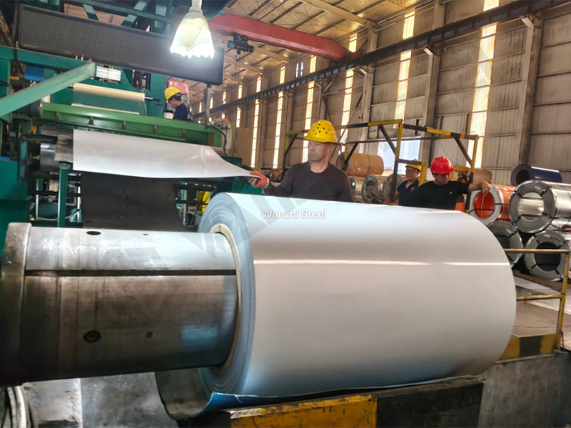 RAL 9016 White PPGL Coils Production