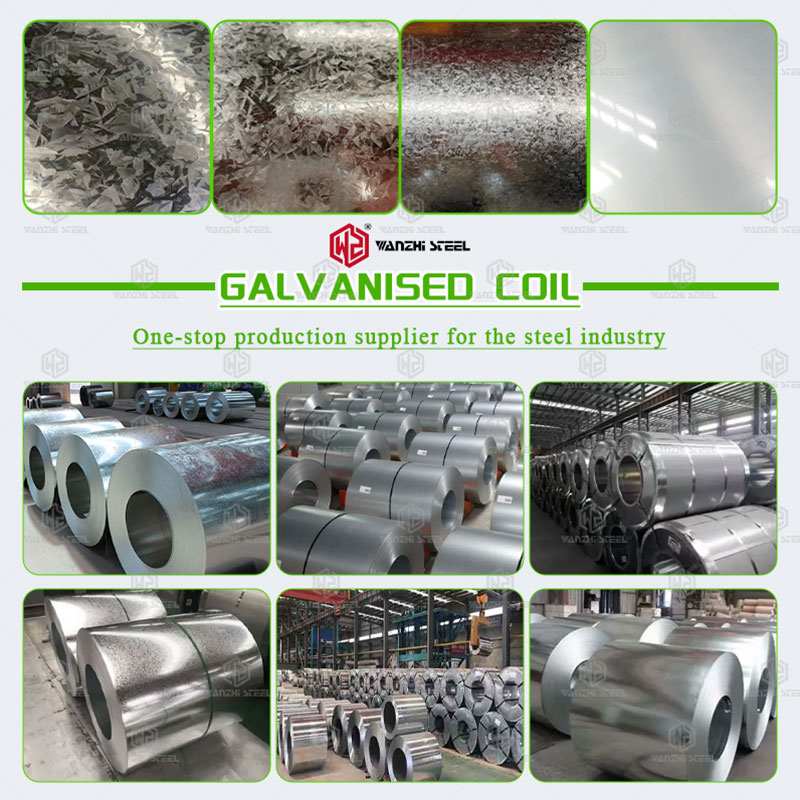 Skin Pass Zinc-Coated Galvanized Coil With Spangle