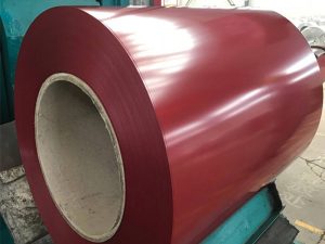 pre-paint galvalume steel coil - oxide red