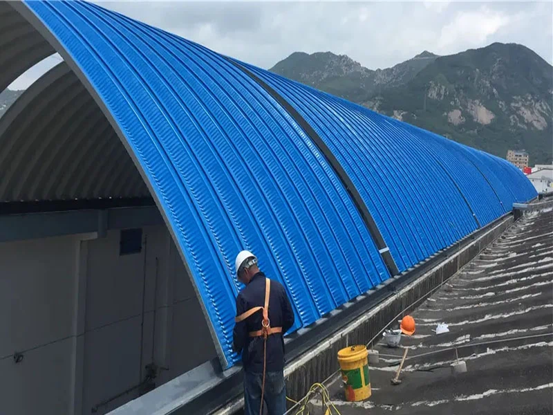 PPGL Corrugated Sheet - Industrial Factory Roofs