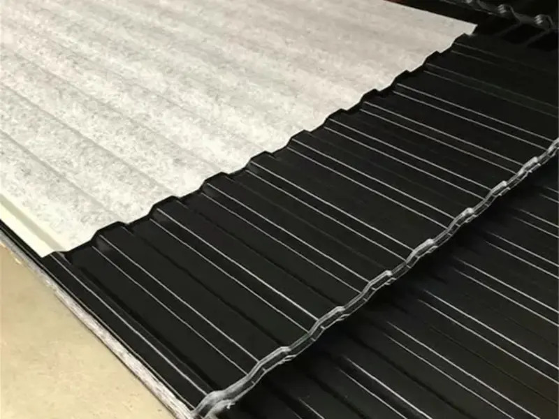 Black PPGI Corrugated Wall Sheets Panels