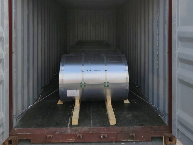 120-Ton Red PPGL Coils Shipped to Indonesia - Wanzhi