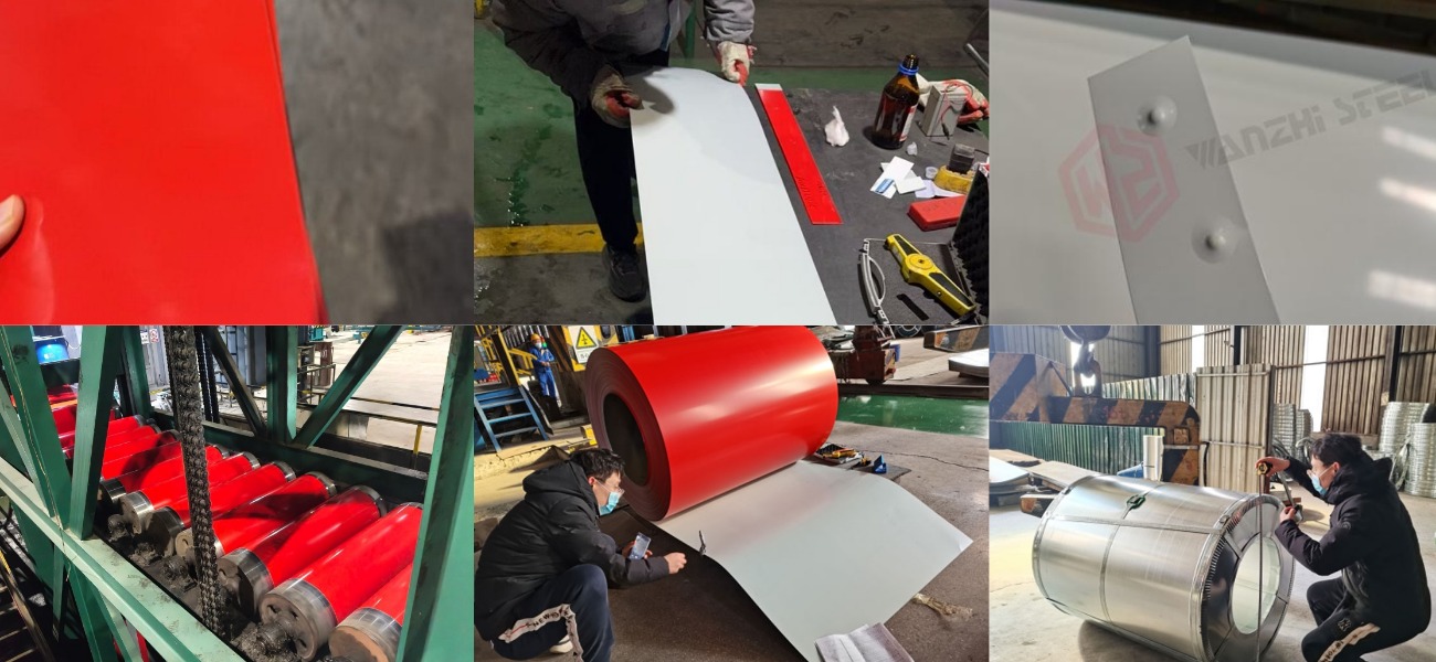 120 Tons of Red PPGL Coils Shipped to Indonesia - Quality Control