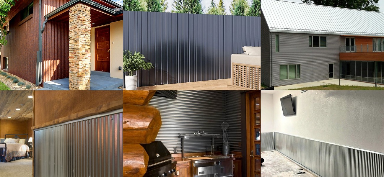 Corrugated Metal Wall & Roof Siding & Fences Panels Usages - Wanzhi Group