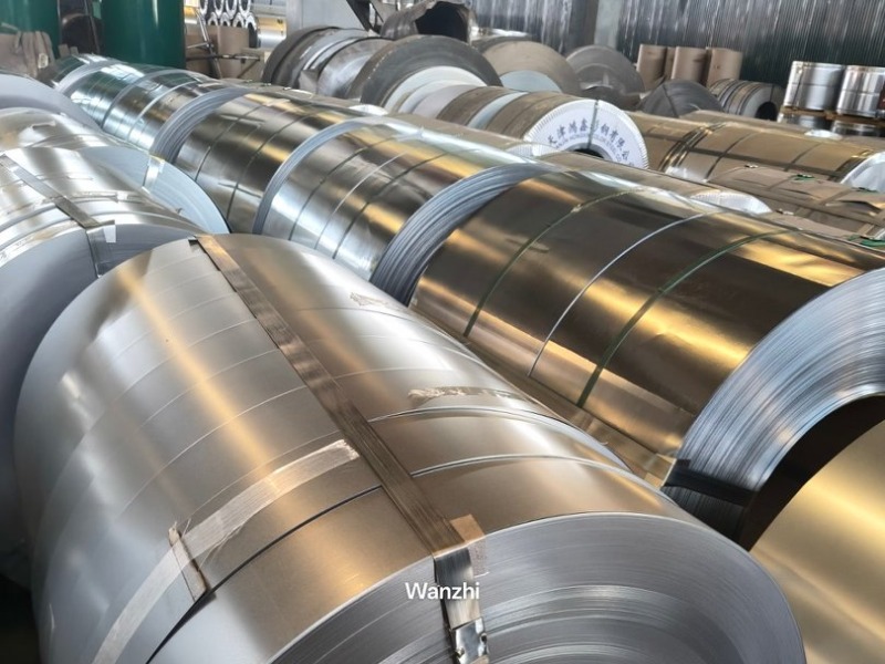 500 Tons of Galvanized Steel Strips in Wanzhi Steel Factory