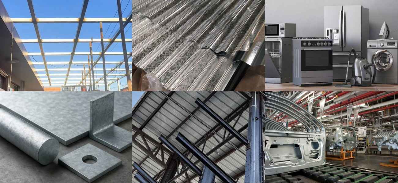 Galvanized GI Steel Uses