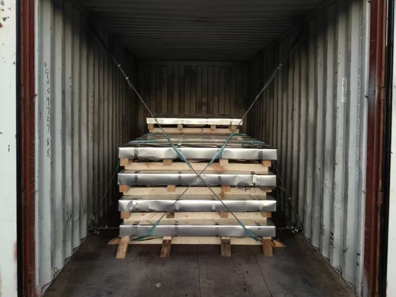 78 Tons of DX52D Z275 Galvanized Steel Sheets Shipped to Poland