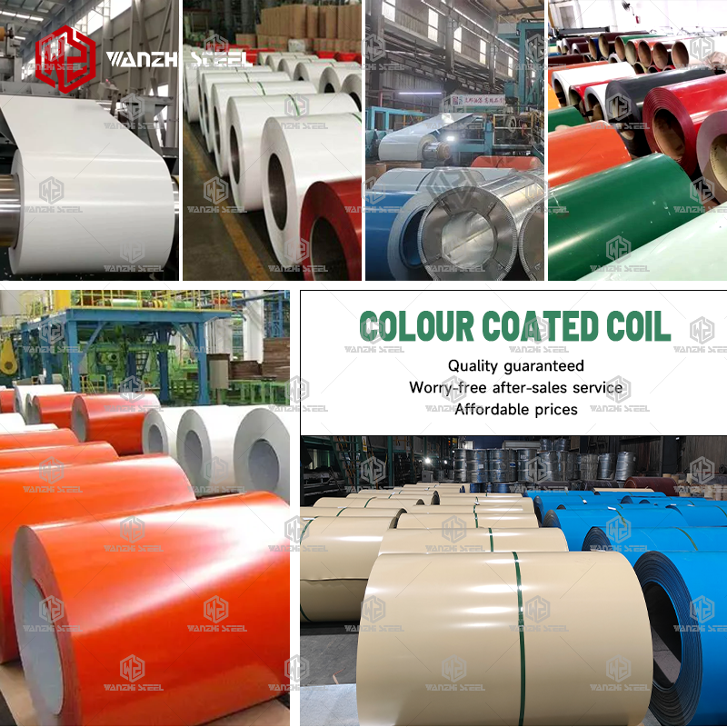 Color Coated Steel Coil PPGI PPGL Coil - Wanzhi Group