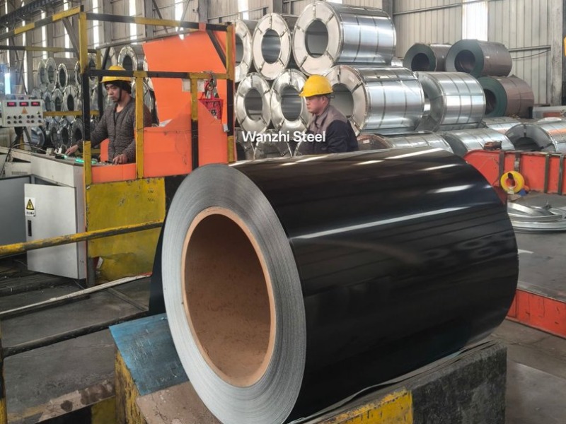RAL 9005 PPGI Prepainted Galvanized Steel Coil -Wanzhi Steel
