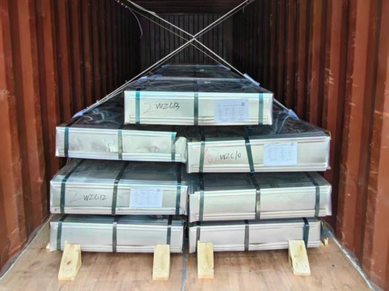 Galvanized GI Steel Sheets Shipment -Wanzhi Group